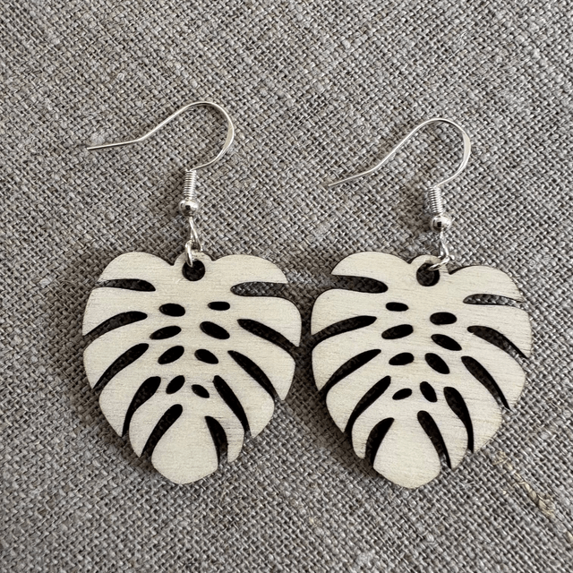 Boucles d'oreilles FEUILLES EXOTIQUES