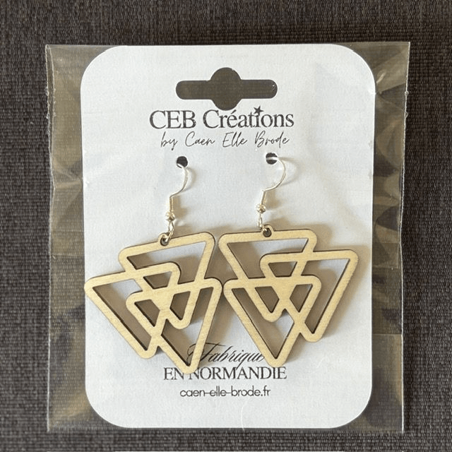 Boucles d'oreilles TROIS TRIANGLES