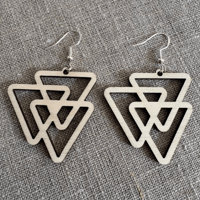 Boucles d'oreilles TROIS TRIANGLES