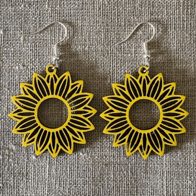 Boucles d'oreilles TOURNESOLS COLOR