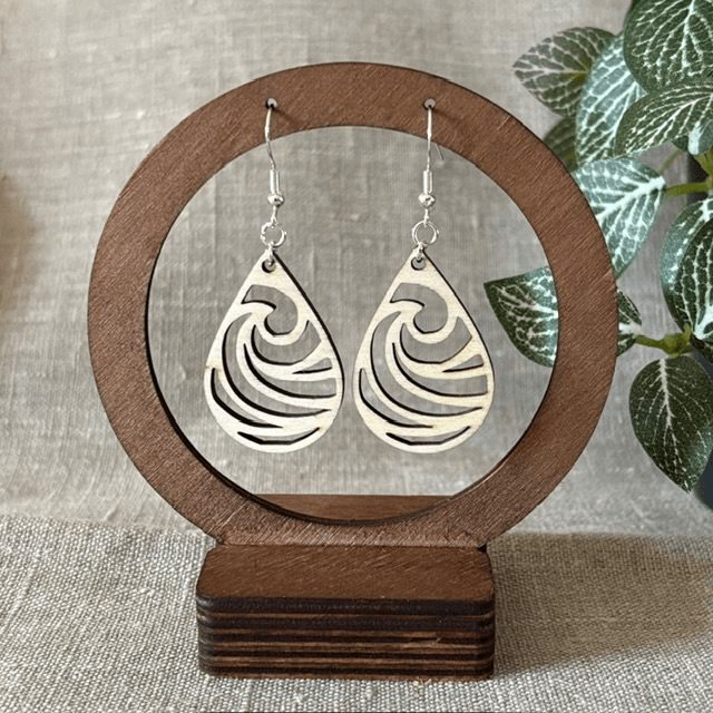 Boucles d'oreilles GOUTTES NATUREL
