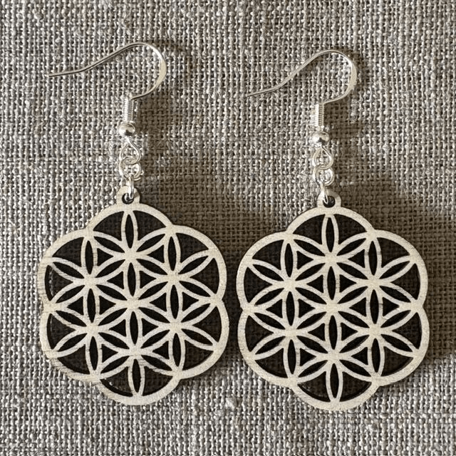 Boucles d'oreilles FLEUR DE VIE