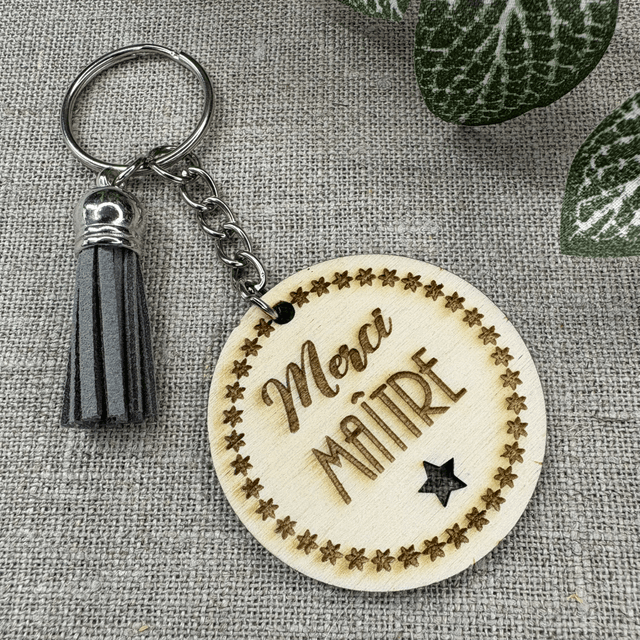 Porte-clés Merci Maître